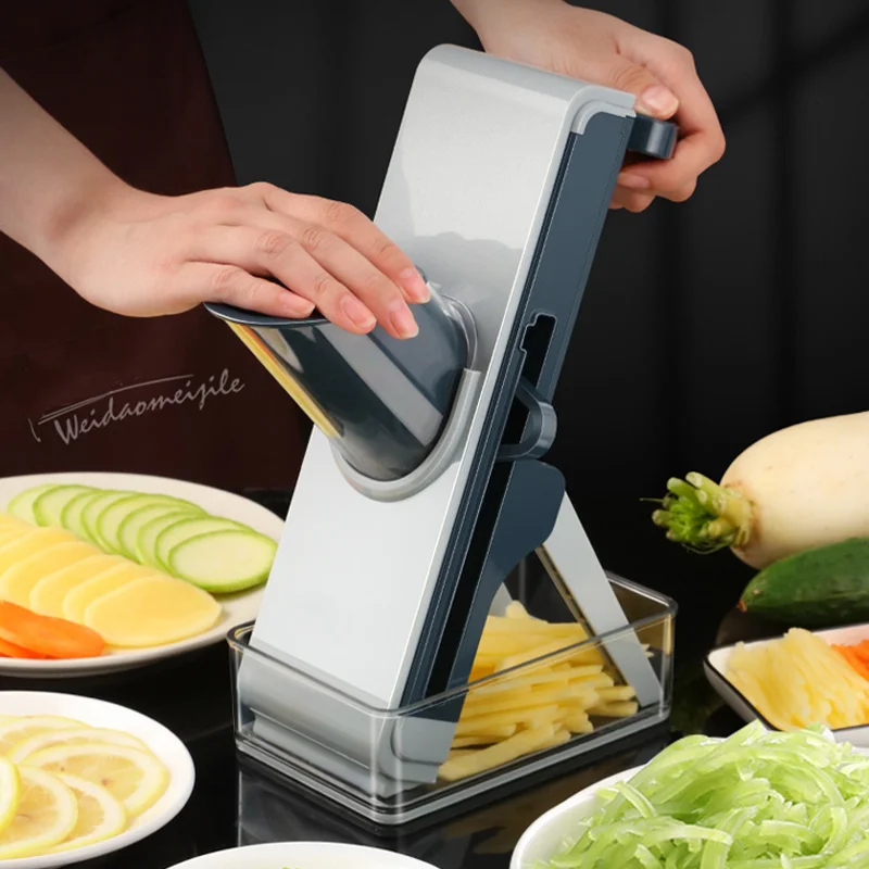 Presstype vegetable cutter kitchen handcrank vegetable cutter lever