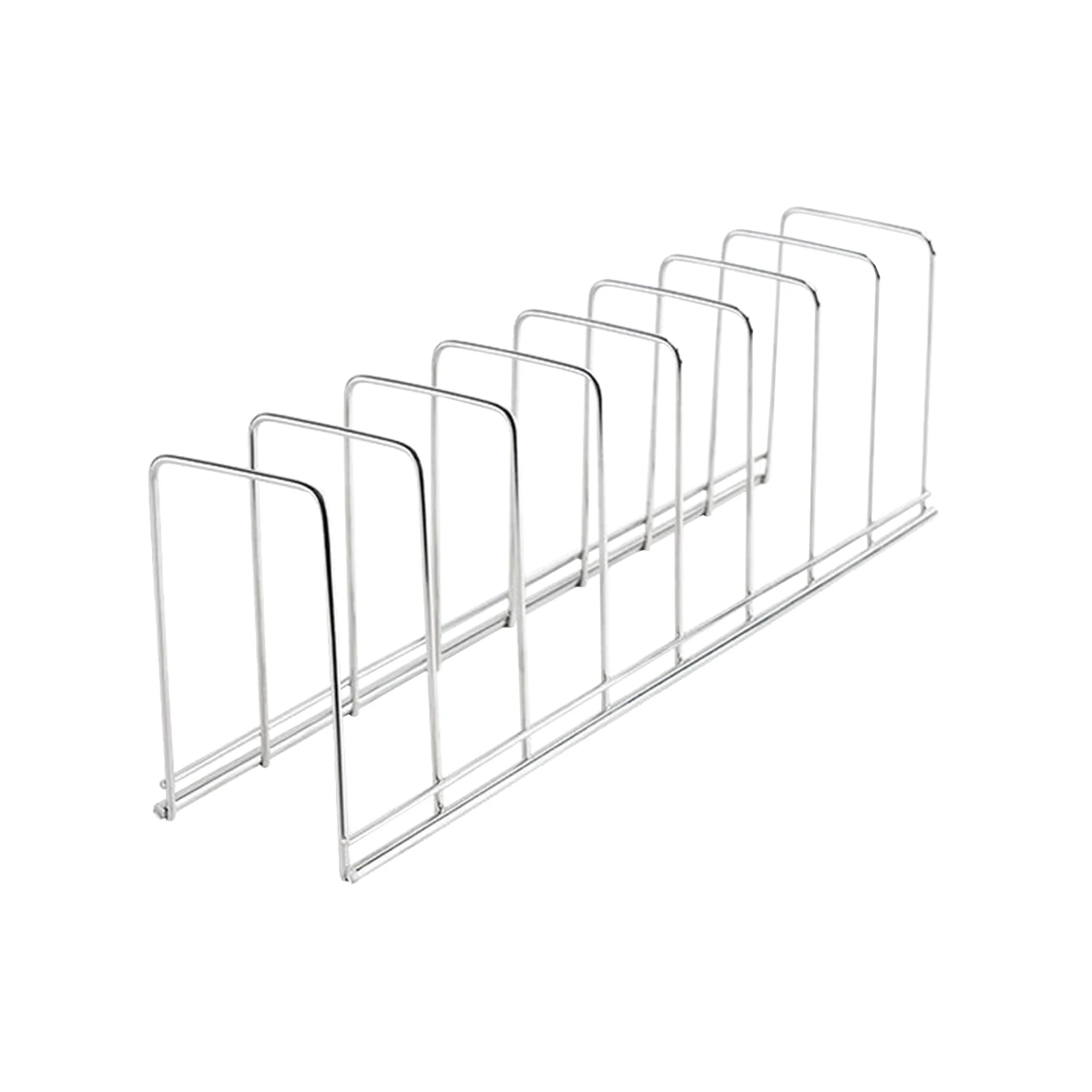 Dish Storage Rack Plate Organizer Sink Dish Drainer Dish Rack Lid Organizer for Home Restaurant Cabinet Kitchen Countertop