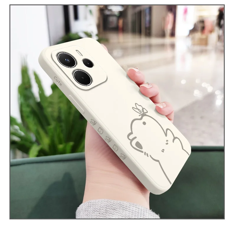Niedliche Bären-Handyhülle für Xiaomi Redmi Note 14 13 12 12S 11 11S 10 10S Pro Plus 15 15C 14C 4G 5G Silikonhülle – Detail 8