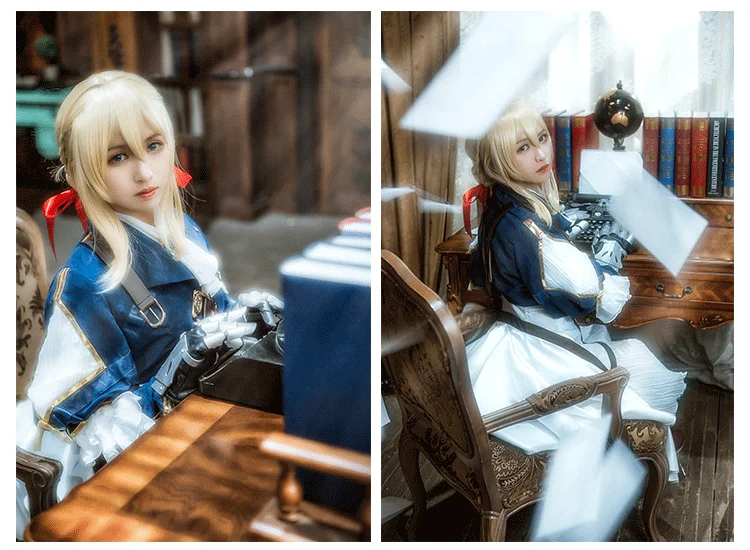 Anime Violet Evergarden Cosplay Kostüm für Frauen - Karneval/Halloween Outfit 6