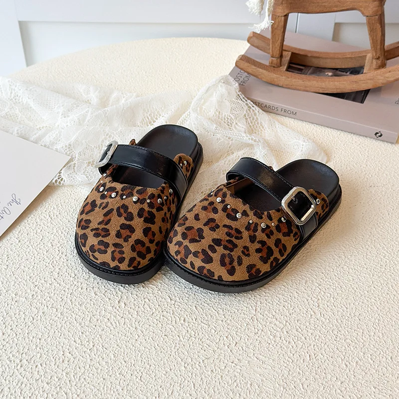 Girls Leather Shoes Autumn Korean Style Soft Anti Slip