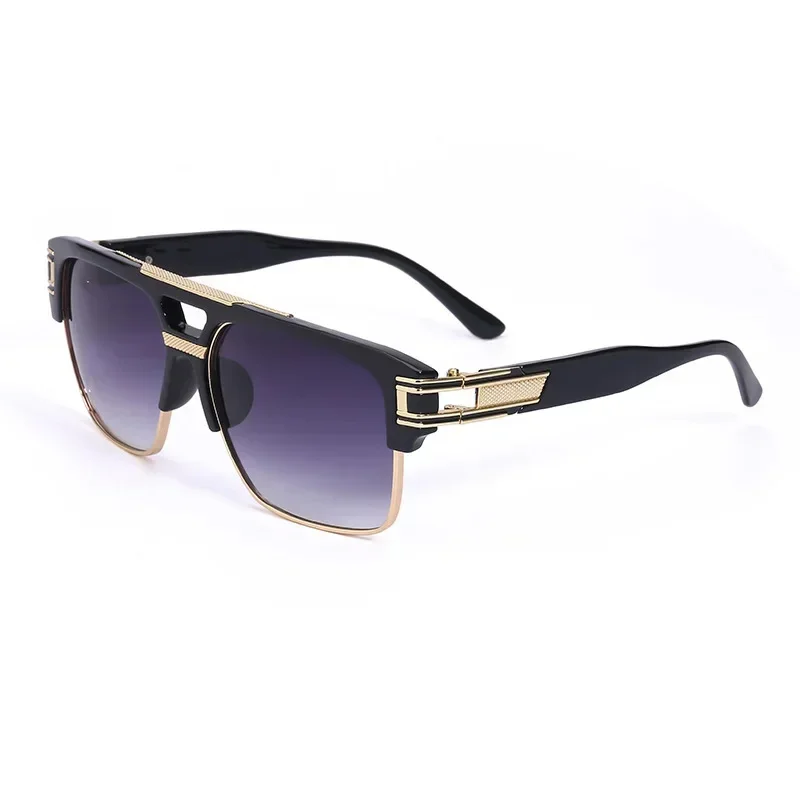 

New hot Classic Luxury Men Sunglasses Glamour Fashion Brand Sun Glasses For Women Mirrored Retro Vintage Square Designer Shades