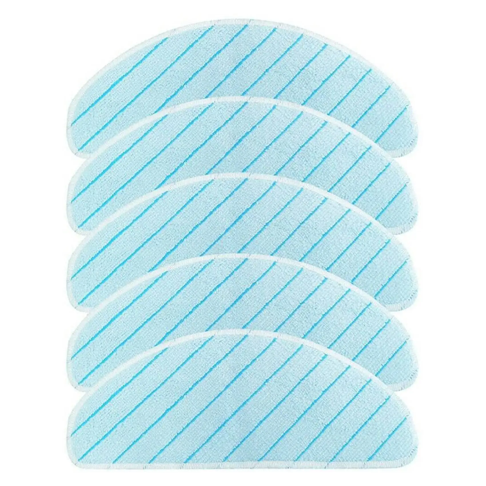 For Ecovacs Deebot Ozmo T8 Aivi T8 Max T9 Max Vacuum Cleaner Cleaning Washable Mop Pad Mop Cloth Rag (5PCS) hepa filter for ecovacs deebot ozmo t9 t8 max aivi accessories cleaning cloth dust bag mop rag replacement vacuum cleaner parts