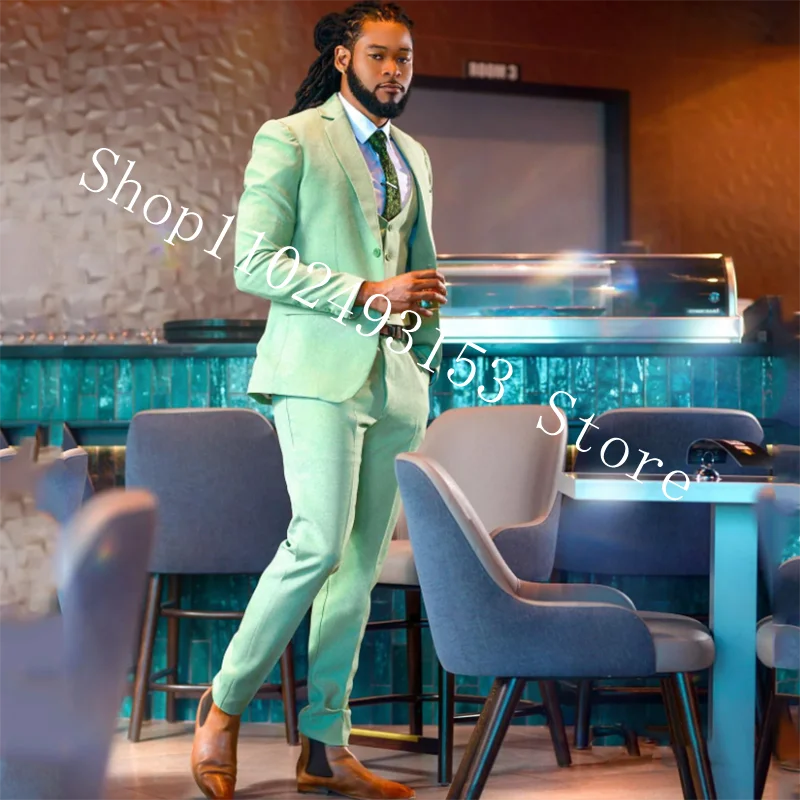 Latest Men's Suit Blazer Pants Designs Slim Fit Fashion 2 Pieces Best Men Suits Groom Wear Wedding Tuxedos Trajes De Hombre