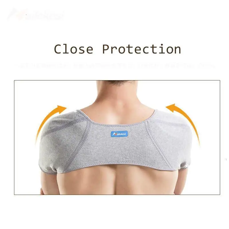 Double Shoulder Support Brace Wormwood Compression Shoulder Belt Strap  Shoulder Warmer Protector for Dislocation Arthritis Pain - AliExpress