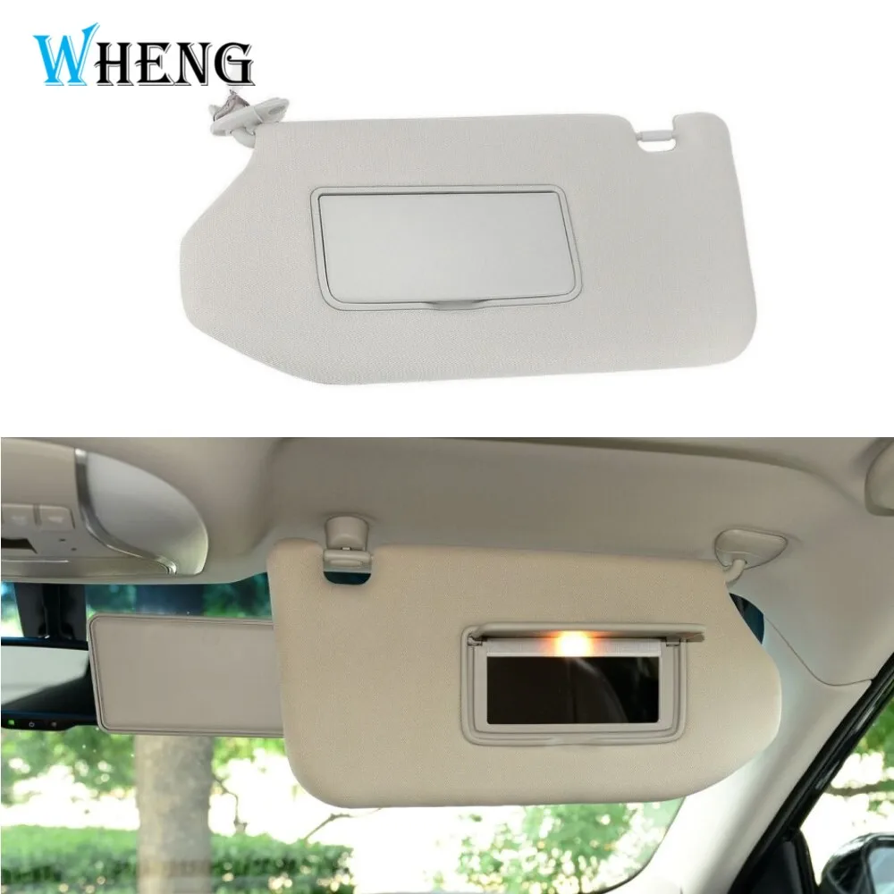 Grey Beige Sun Visor Driver Side Passenger Side Left Right Side For Infiniti QX60 2014-2017 JX35 Nissan Pathfinder 2013-2018