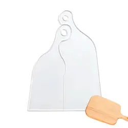 Gabarits acryliques transparents pour planche à découper, outil de guidage de modèle, bricolage, calcul, fournitures de travail, routeur