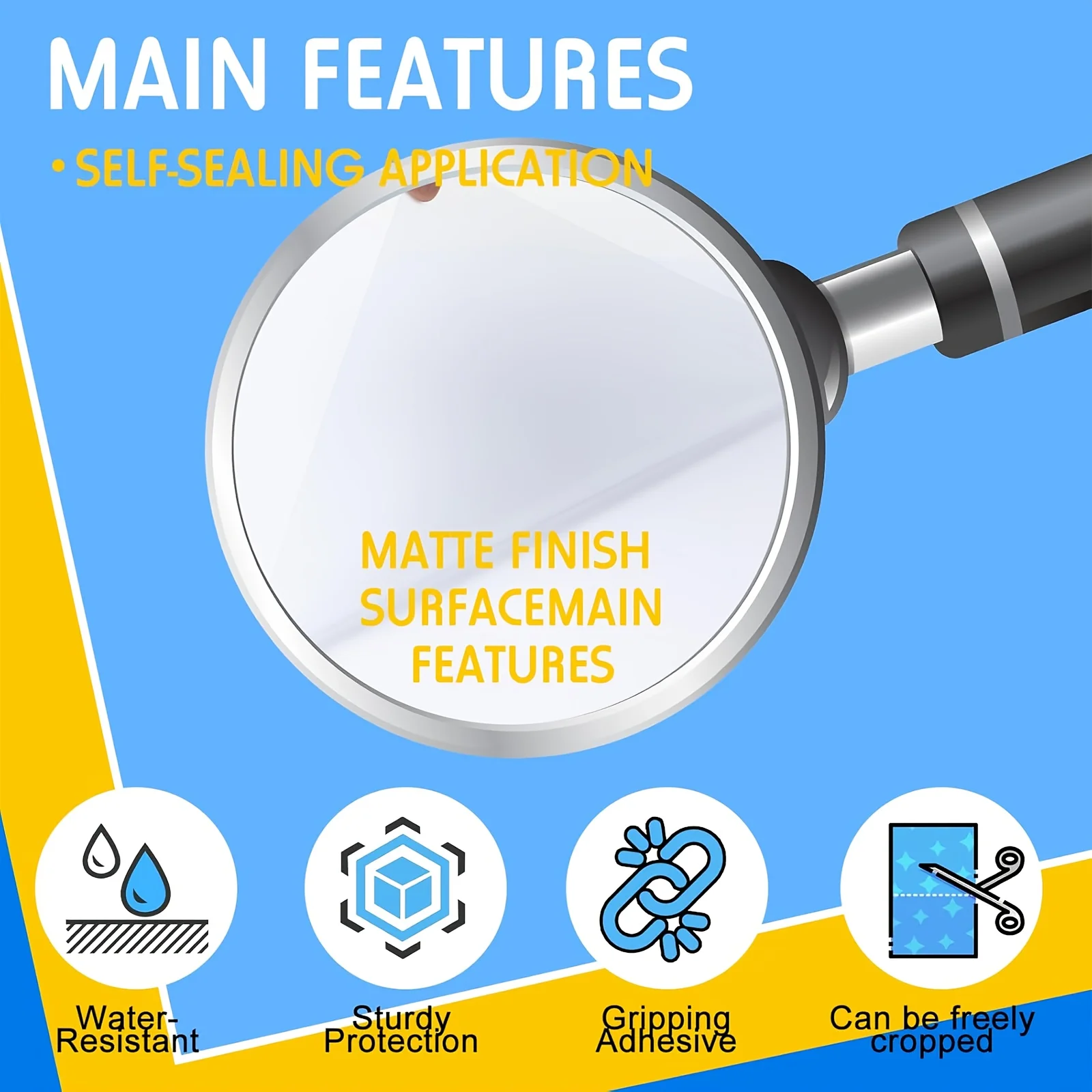 20 Sheets Matte Self-Adhesive Laminate Sheets, A4 Size(8.3x11.7 Inch)Transparent, Waterproof, Easy to Apply, with Protects Photo 5