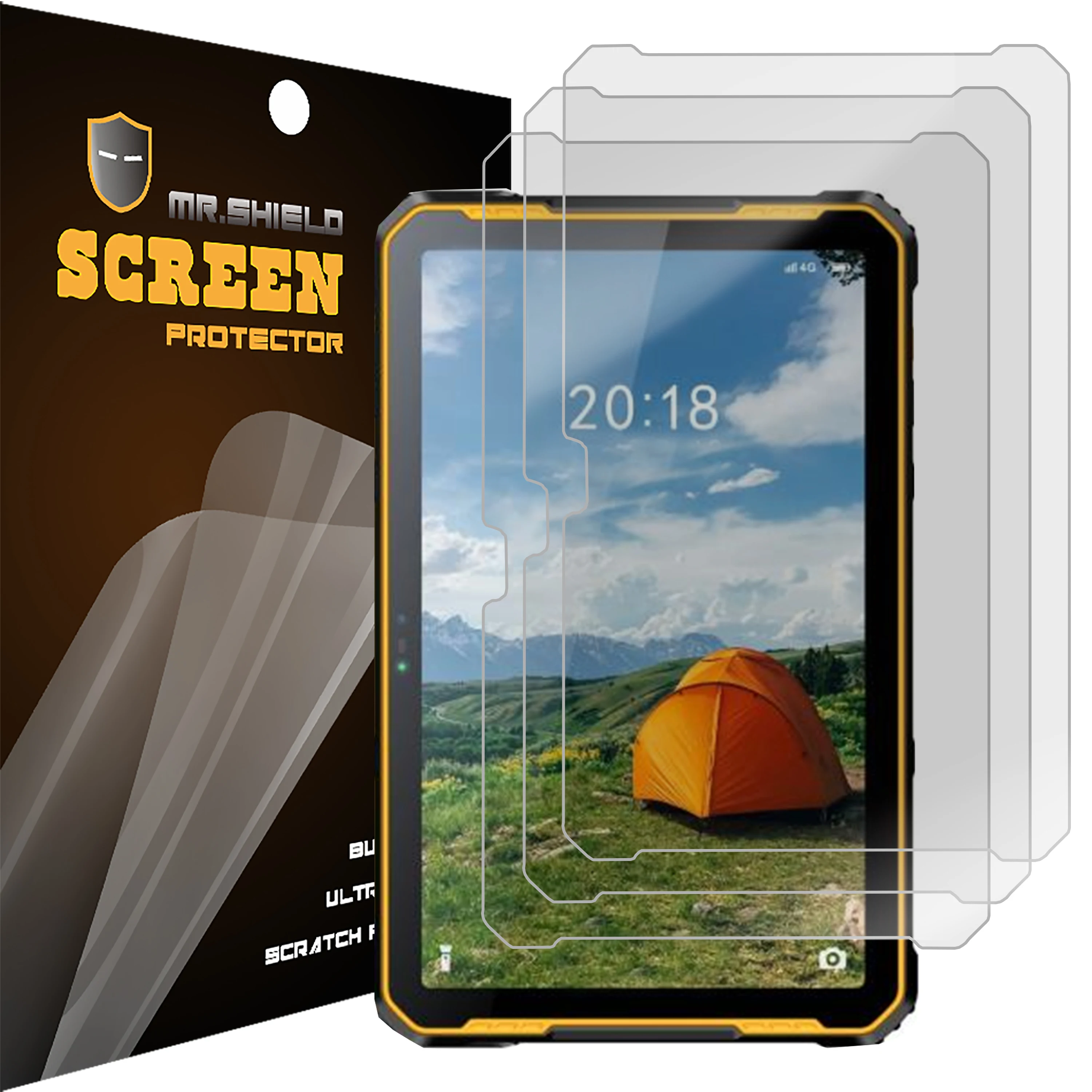 

Mr.Shield [3-Pack] Screen Protector For Ulefone Armor Pad 2 Anti-Glare [Matte] Screen Protector (PET Material)