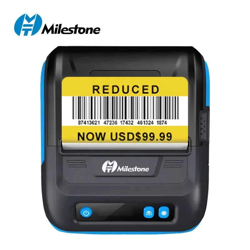 

MHT-Label Receipt Printer Bluetooth Thermal Printer Impresora Portatil Para móvil Printer Mini Sticker Printer Industrial Grade