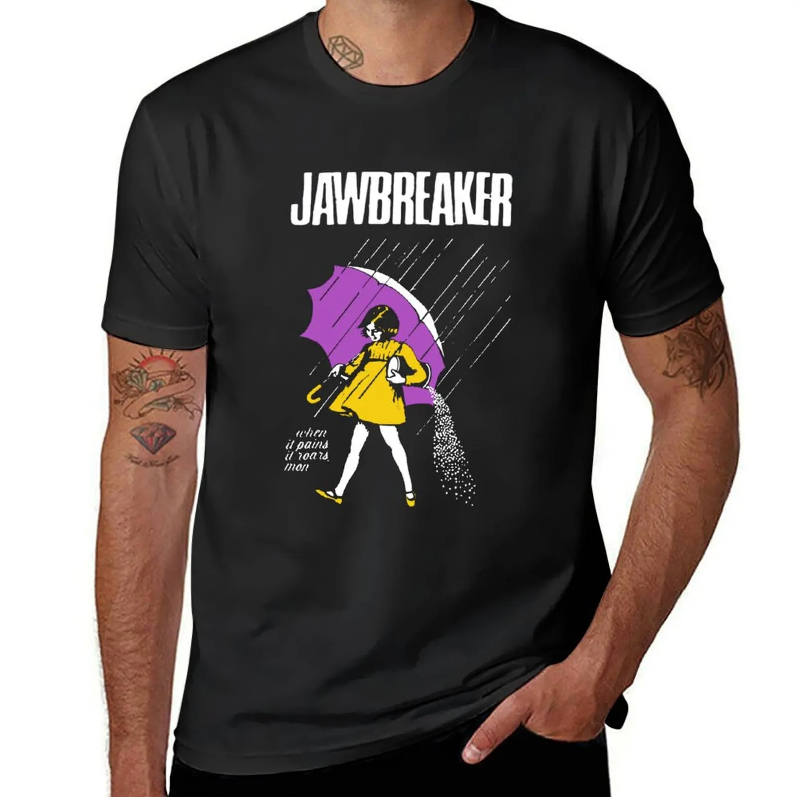 Jawbreaker ( black ) T-Shirt oversized hippie clothes mens