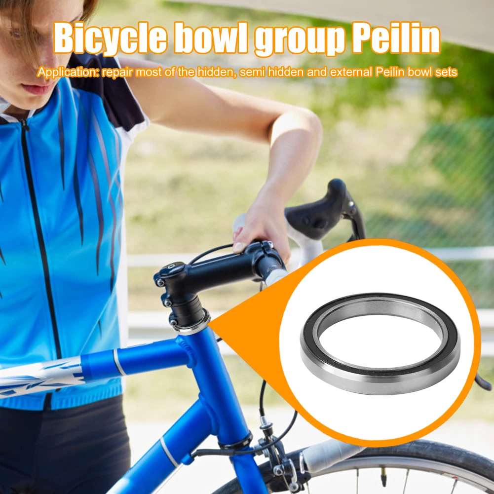 Bike Headset Bearings Mountain Bicycle Steel Repair Bearing Headset Bearing Part Replace Repair 41/41.8/46.9/52mm