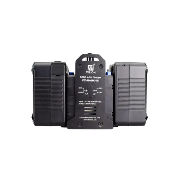 NANO 4-CH Charger Nano best portable v-mount battery for Blackmagic Ursa mini Bm