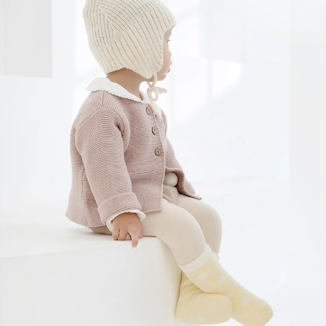 3 Pairs Winter Baby Socks 0-5T Cartoon Kids Girls In Tube Socks Toddler Floor Sock Plush Baby Accessories