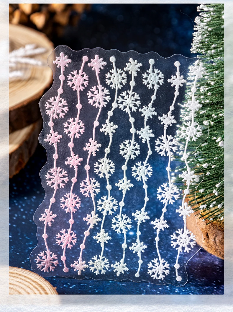 20 Stück große Winterlandschaftsaufkleber, Junk-Journal, Planer, Scrapbooking, Vintage, dekorativ, DIY-Bastelmaterial – Detail 5