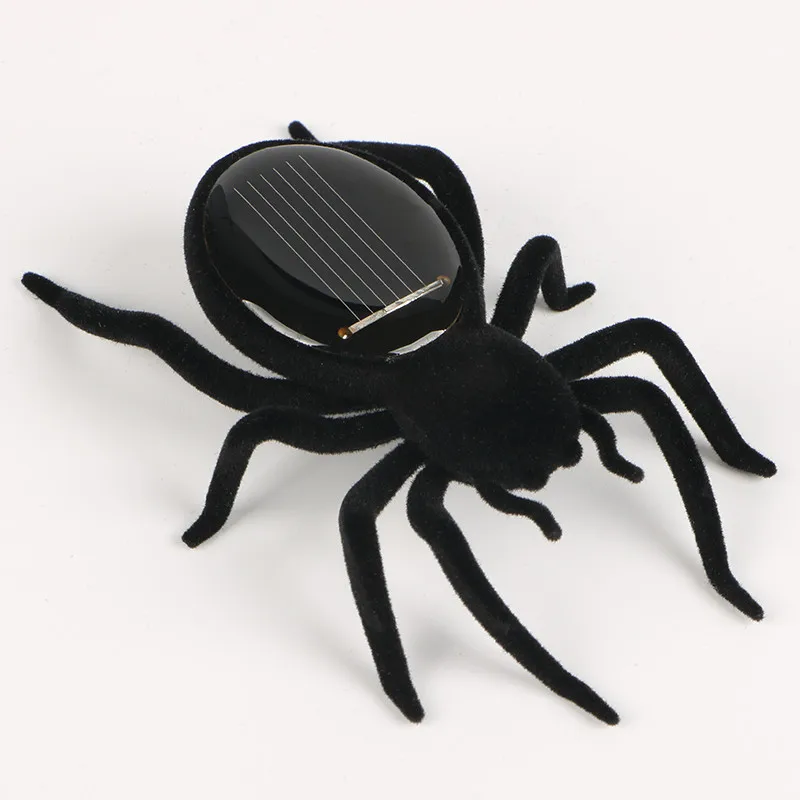 

Новинка, забавные детские игрушки на солнечной батарее, оригинальная Веселая модель паука в виде животного, игрушки для розыгрыша на Хэллоуин