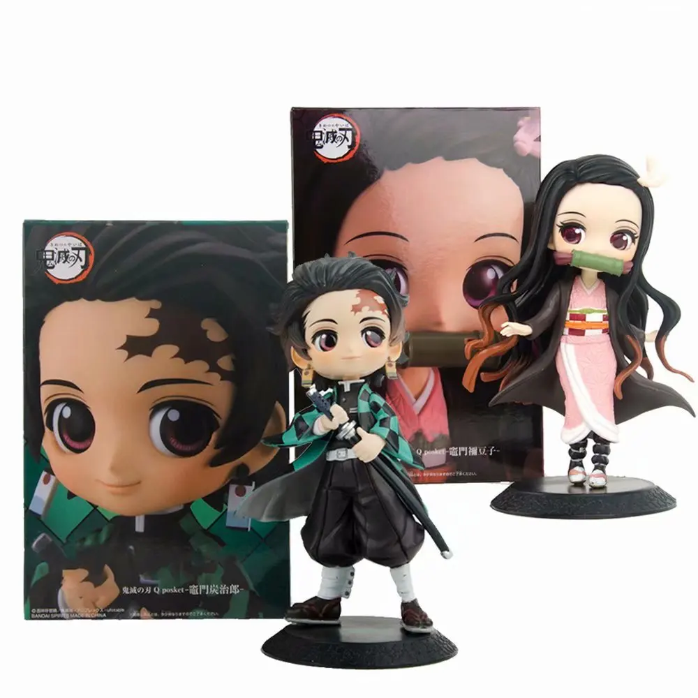 VIP] 17cm Anime Demon Slayer Kamado Tanjirou & Kamado Nezuko Action Figure  Resin statue model Home decorations Ornaments gift - AliExpress