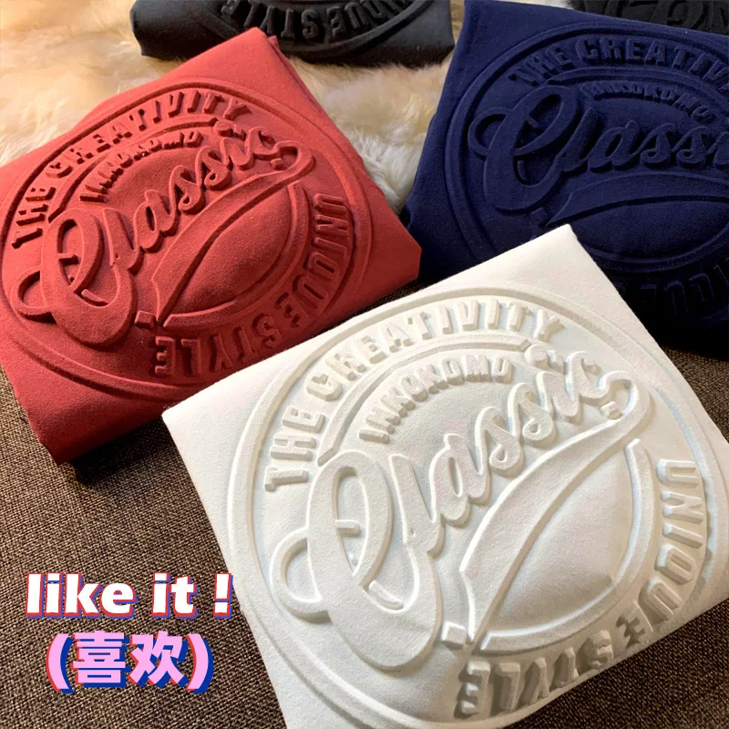 Vintage 3D Print T-Shirt Design Detail