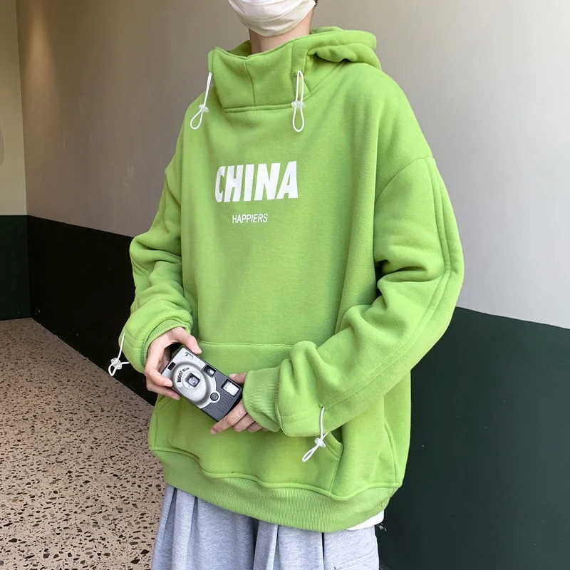 

Autumn Letter Men's Women Hoodies Loose Fashion Brand Hooded Sweatshirts New Harajuku Couple Clothing Male Pullovers