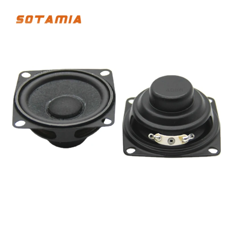 Sotamia 2Pcs Mini Audio Music Speaker Driver 2 Pollici 4 Ohm 3 W Fai Da Te Multimedia Amplificatore Di Suono Altoparlante Home Theater Altoparlante