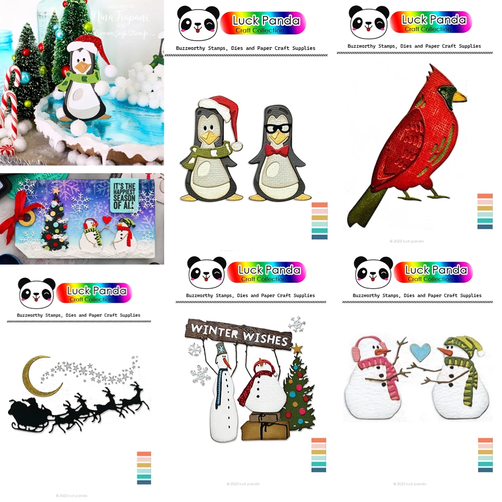 walter the penguin tim holtz die exclusive Thinlits Metal cutting data slimline essentials scrapbooking card stencil cut die