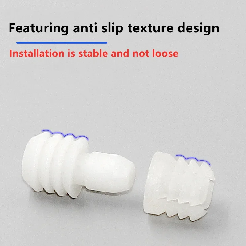 Two in one male and female pre embedded grille special accessories plastic nuts grille buckle slot hidden fastening connectors screw bolt nut set screw washer nut kit copper brass standoff screws copper pillar screws auto fasteners assortment