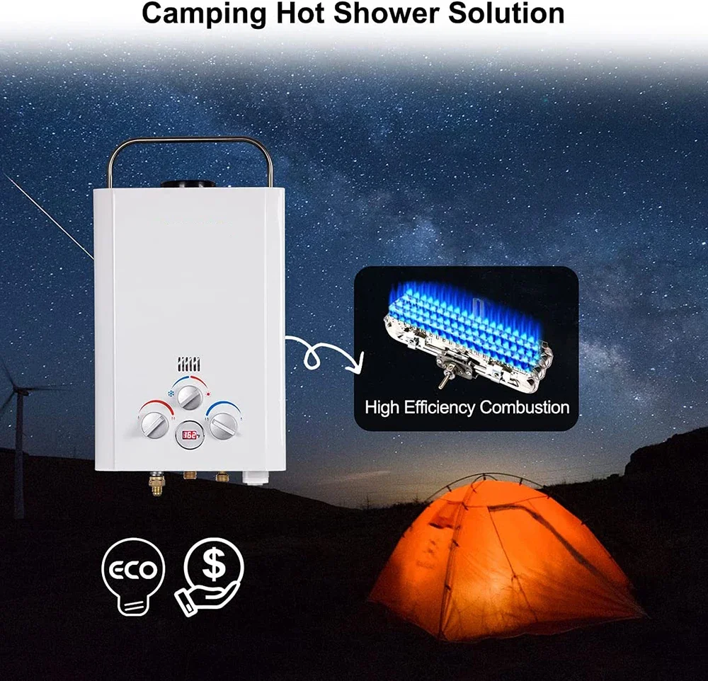 Natural Gas Water Heater-Weatherproof & Energy-Efficient Design for Outdoor & Residential Use