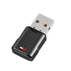 Wireless Bluetooth Audio Receiver & Transmitter - 2-in-1 USB Adapter for Game Consoles & PC Headsets (Black)