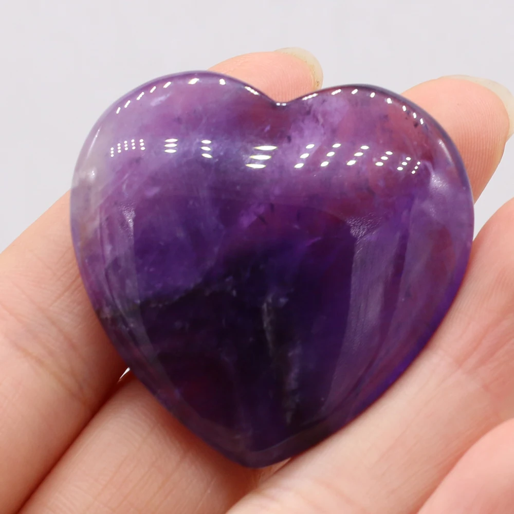 1pc 40mm Natural Crystal Stone Natural Stone Crystal Amethyst Quartz Living Room Ornament Love Thumb Stone Forgetfulness Healing Accessory