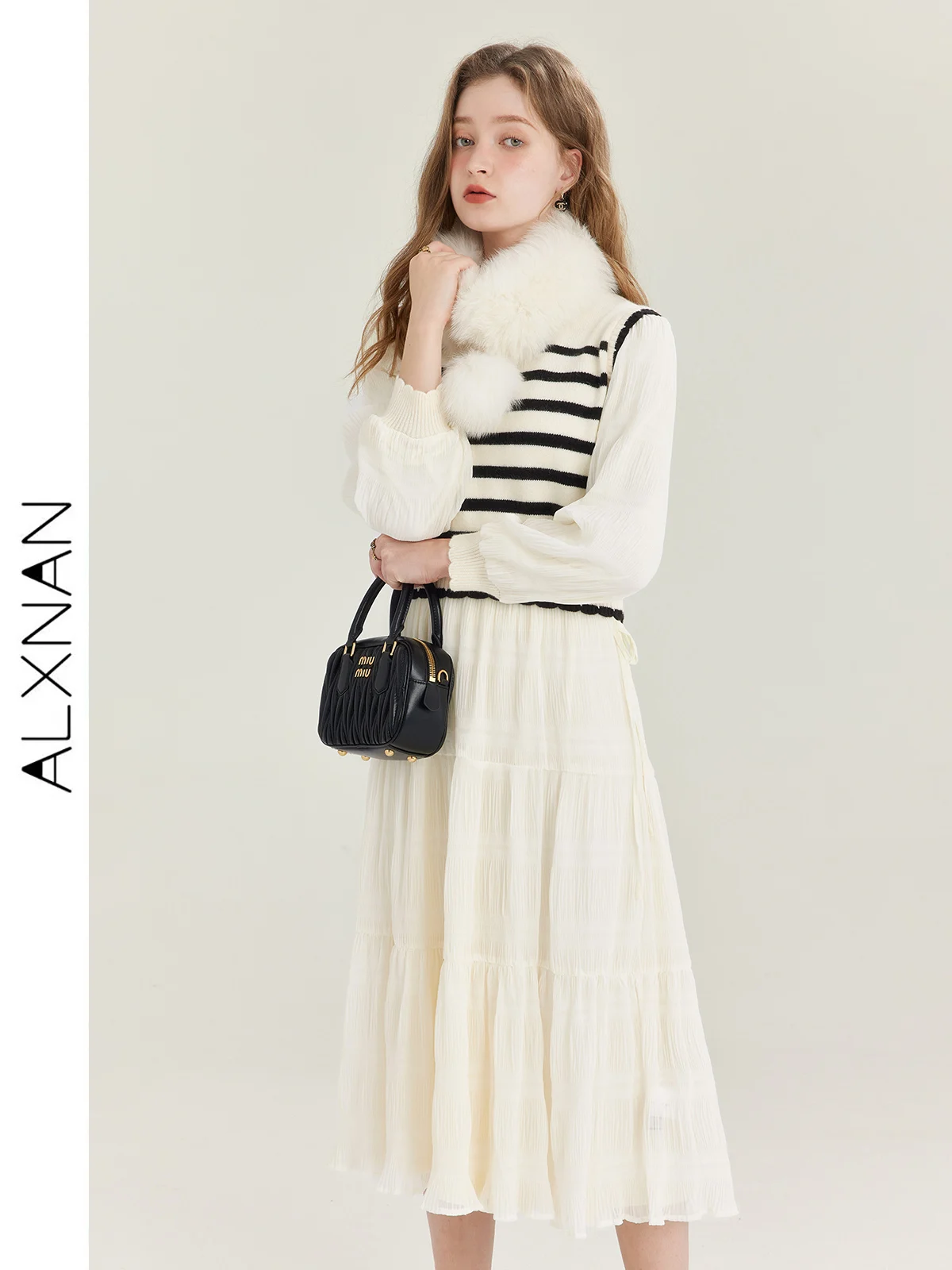 Рисунок 6 - Модное вязаное женское платье ALXNAN