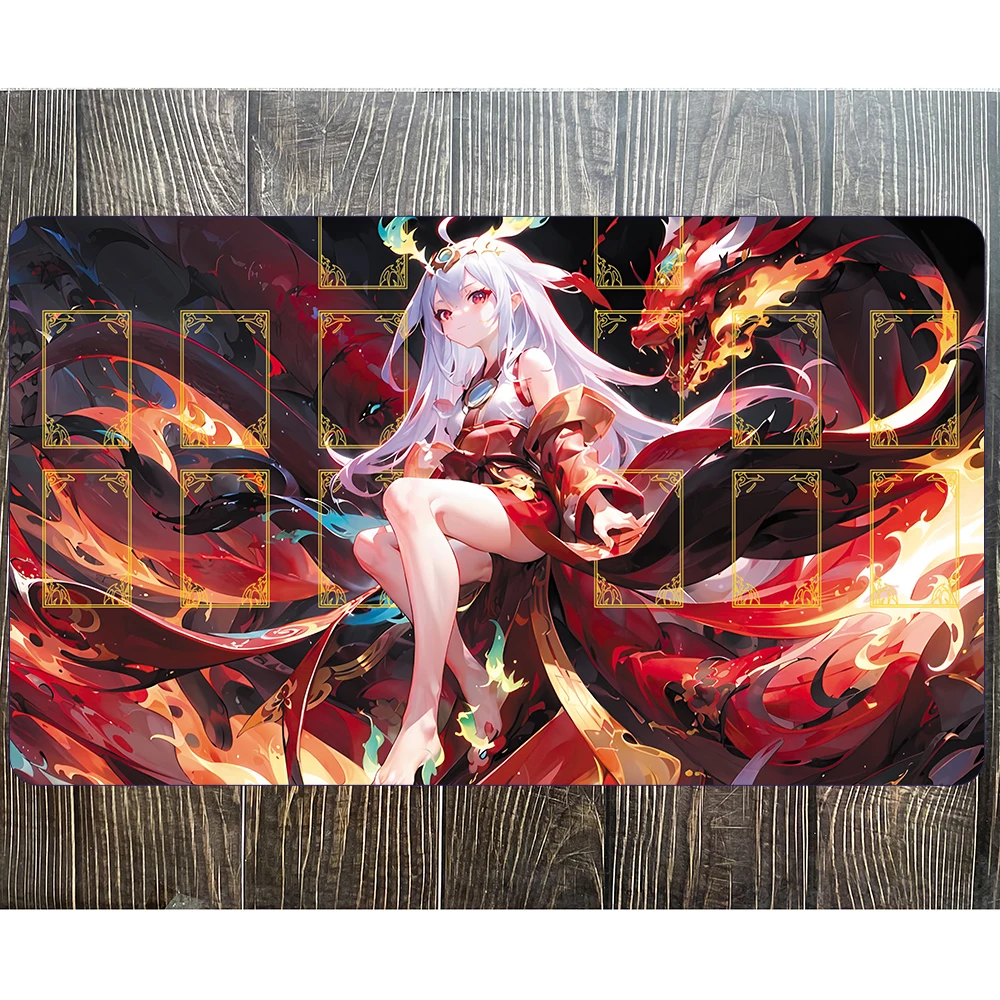 Yu-Gi-Oh Kurikara Divincarnate Playmat Ygo Mat Cardmat Cardpad Kmc Tcg Yugioh Cardzone Mat-333