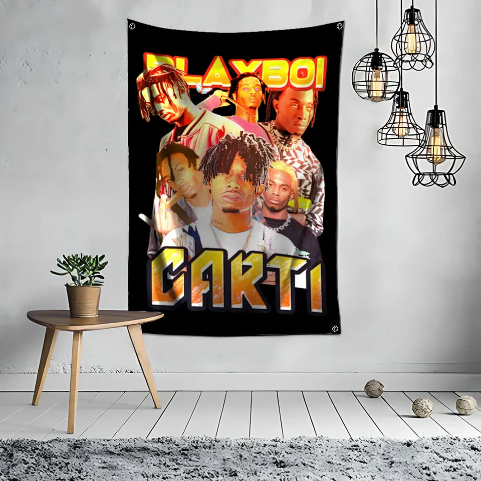 Aliexpress Playboi Carti Wall Tapestry Art Playboi Carti Lil Uzi