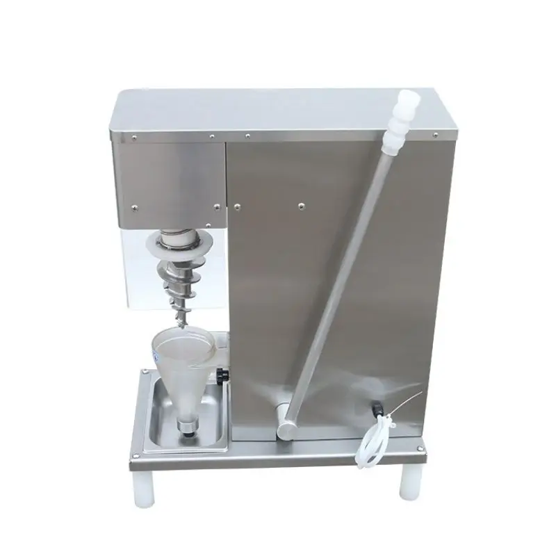 Manual Yogurt Fruit Ice Cream Blender Mixer Machine Big Cone Cup CFR by Sea 2