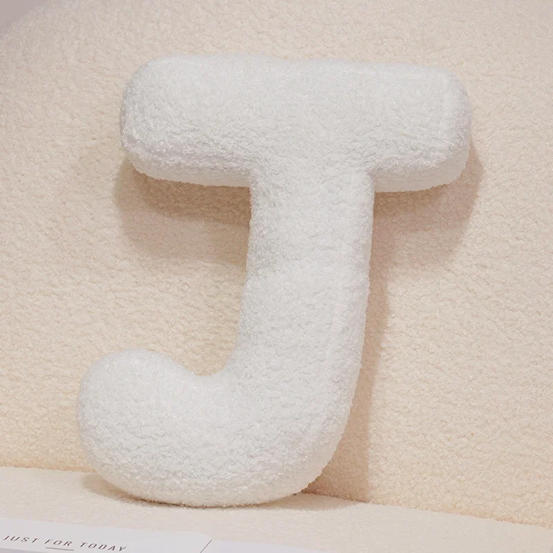 Handcrafted 26-Letter Throw Pillow - Decorative Party Gift for Bedroom and Baby Showers