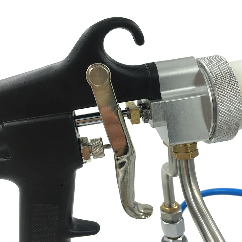 1184 compressed air spray can double action airbrush gun dual nozzle spray gun for car painting chrome spray plating 4