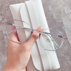 Chic Oversized Blue Light Blocking Glasses for Women - Stylish Anti - Stress Eyewear for Office and Computer Use (GRAY)
