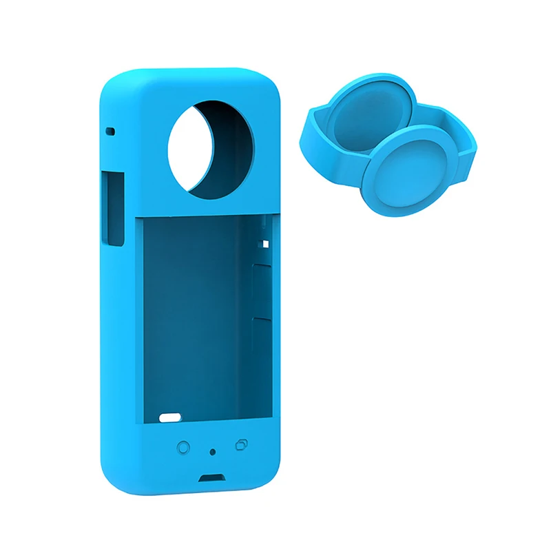 Insta360 X3 용 실리콘 보호 쉘 바디 실리콘 커버, 카메라 보호 케이스 액션 카메라 액세서리