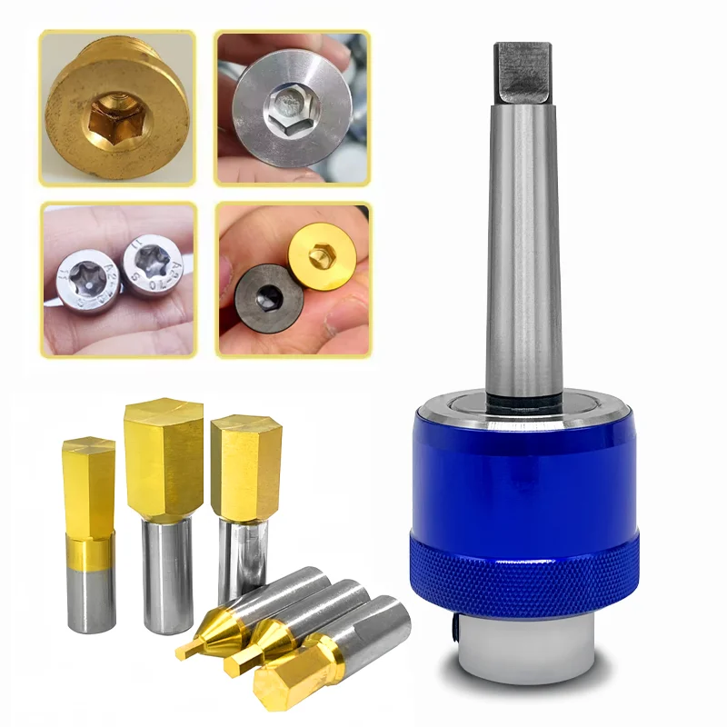 Stuka CT08 Punch Morse Taper shank 8.0mm Hexagonal Squareal Rotary