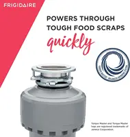 1.25 HP Corded Garbage Disposal for Kitchen Sinks | FF13DISPC1 2