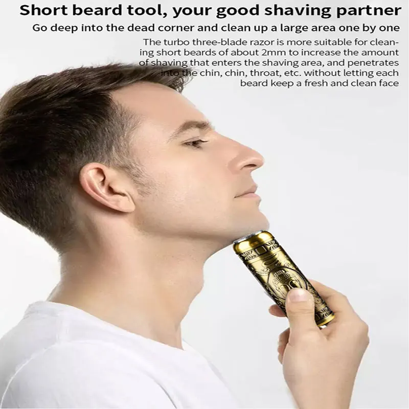Waterproof Electric Shaver for Men with Irritation Free Shave