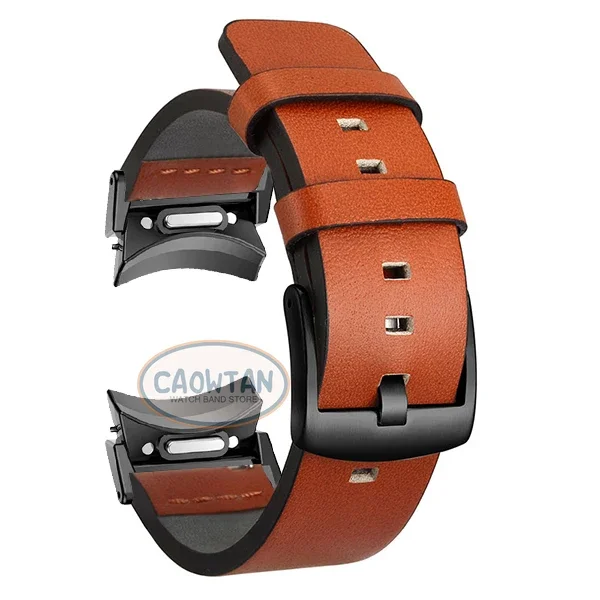 Premium Leather Watch Band with Quick-Fit Magnetic Buckle - Seamless Design