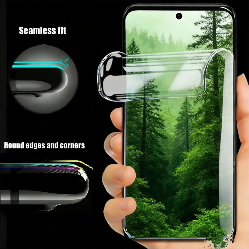 Hydrogel Screen Protector Set - 4 Piece Premium Protection Film