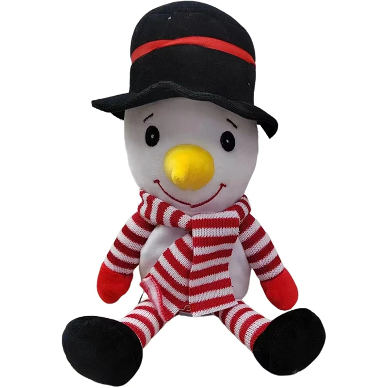 Christmas Santa Electric Toys Singing Speaking Plush Santa Claus Toys Repeat What You Said Christmas Gift for Kids Children