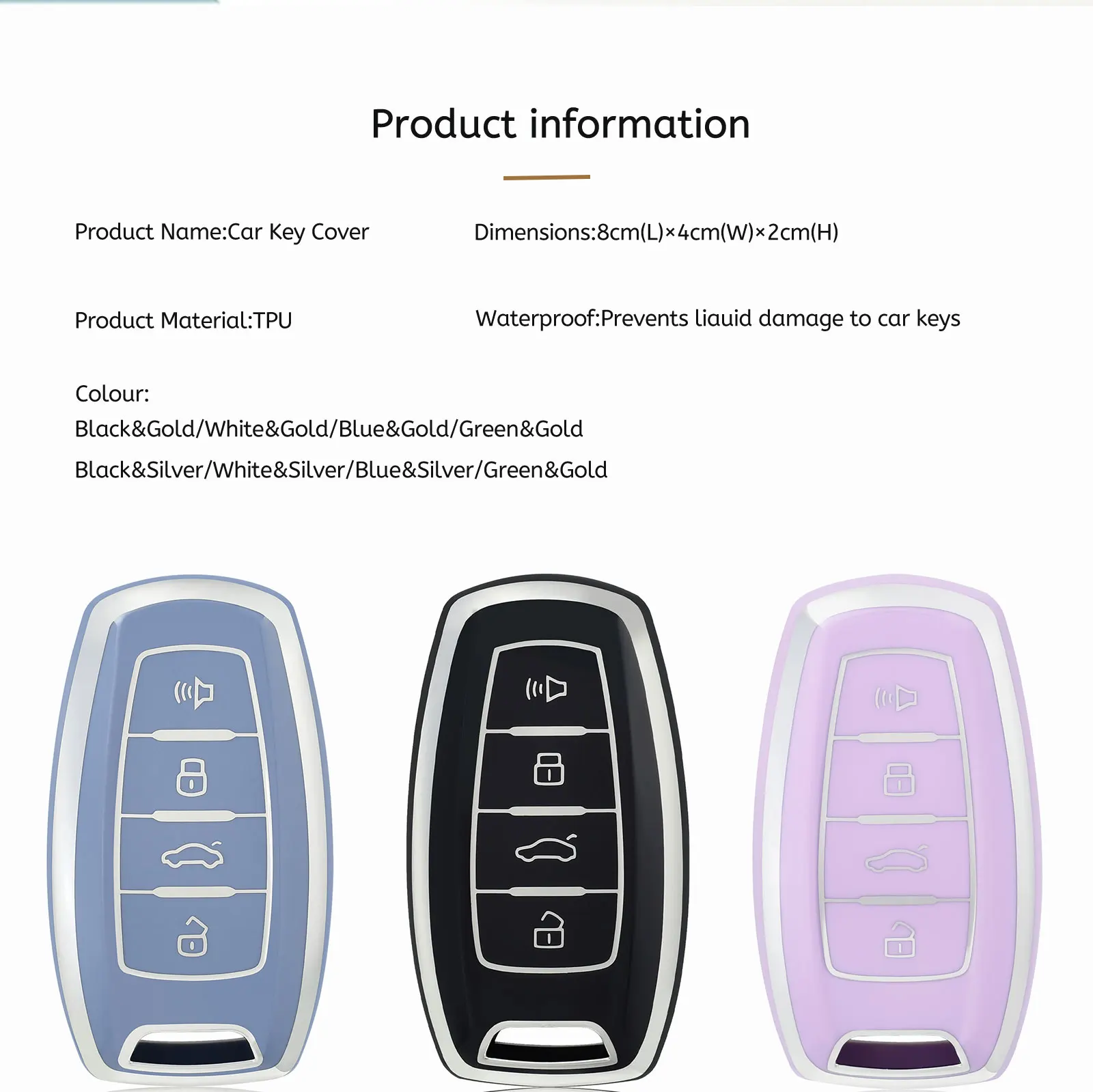 TPU Auto Remote Key Case Cover Shell für große Wand Haval Havor Coupé H6 H7 H8 H9 H4 F5 F7 H2S Jolion Dargo Protector Halter Anhänger – Detail 1