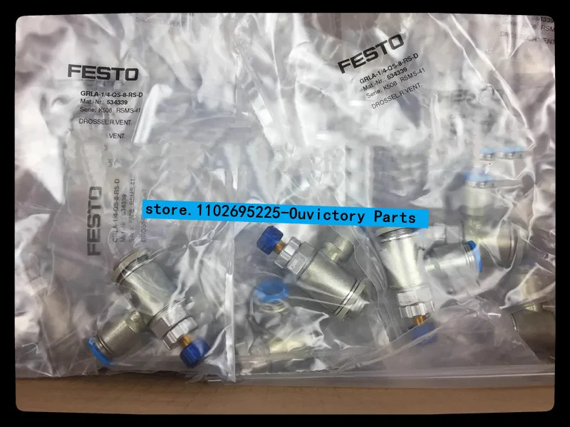 

Новый оригинальный однонаправленный сменный клапан FESTO 2 шт., фотографический клапан 4-qs-6-rs-d, фотографический клапан 4-qs-8-rs-d, фотографический клапан 4-qs-10-rs-d