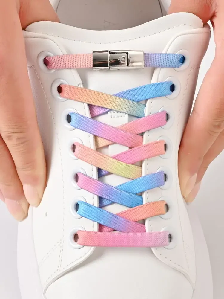 Shoelaces Without Ties Elastic Shoelaces Elastic Shoe Laces Shoe Accessories Elastic No Tie Shoelaces