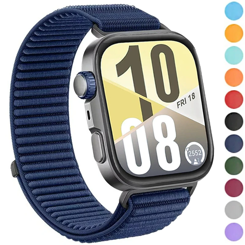 Breathable Braided Nylon Loop Strap - Comfortable Watch Band Accessory