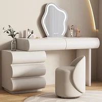 Armoire De rangement De chambre De luxe coiffeuse Recamera maquillage coiffeuse confortable blanc Tocadores De Maquillaje meubles 6