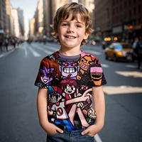 Friday Night Funkin Game Summer Children's T-Shirt 3d Printed Cool And Fashionable Boy Costume Party Child Cartoon Girl Birthday 2