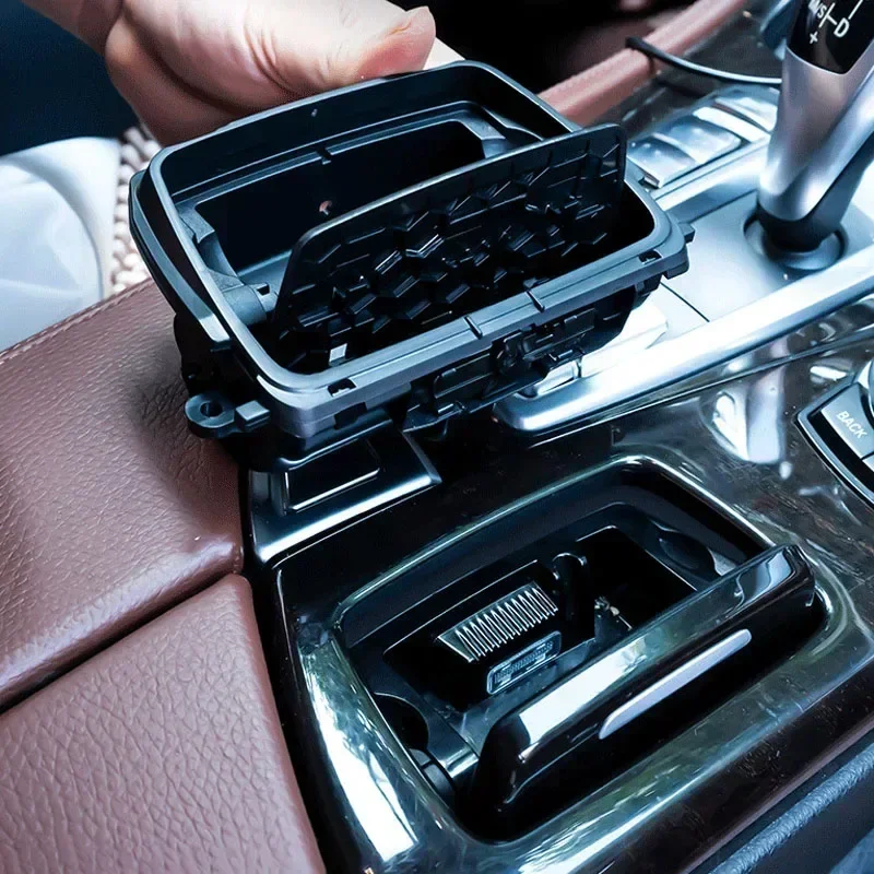 BMW 5 시리즈 F10 F11 F18 520i 525i 528i 530i 535i 550i 520 518d 용 자동차 재떨이, 센터 콘솔 재떨이 어셈블리 박스 커버 11-17